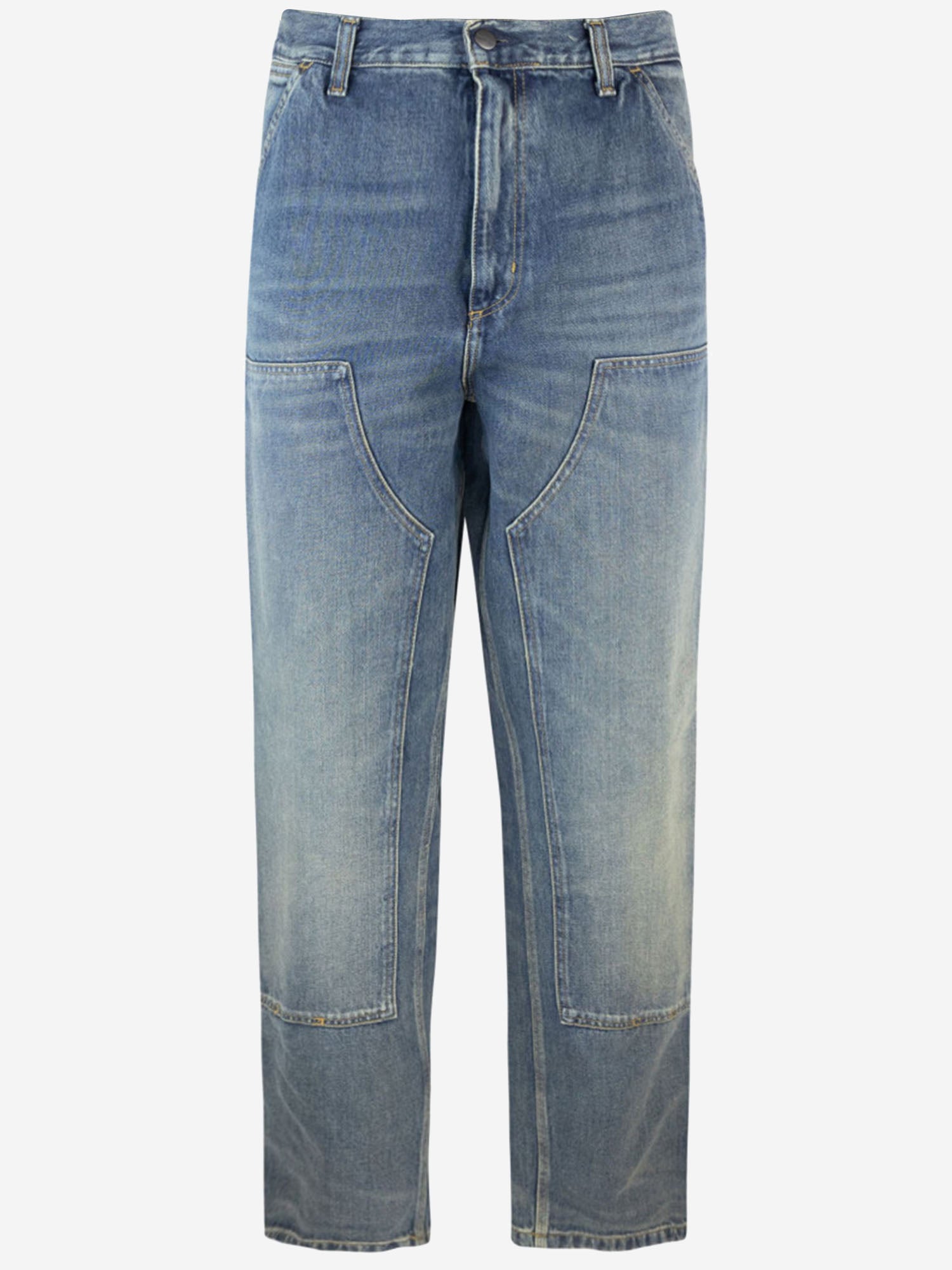JEANS DOUBLE KNEE IN DENIM DI COTONE I032699 014Q32 CARHARTT WIP 