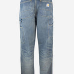 JEANS DOUBLE KNEE IN DENIM DI COTONE I032699 014Q32 CARHARTT WIP 
