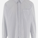 CAMICIA IN POPELINE DI COTONE CON LOGO I036805 3T4XX CARHARTT WIP 