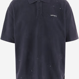 POLO IN COTONE CON LOGO I036856 1CEJ CARHARTT WIP 