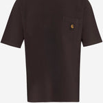 T-SHIRT IN COTONE CON LOGO I0368634 7GD CARHARTT WIP 