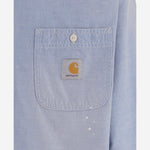 CAMICIA IN COTONE CON DUE TASCHE I036919 010L CARHARTT WIP 