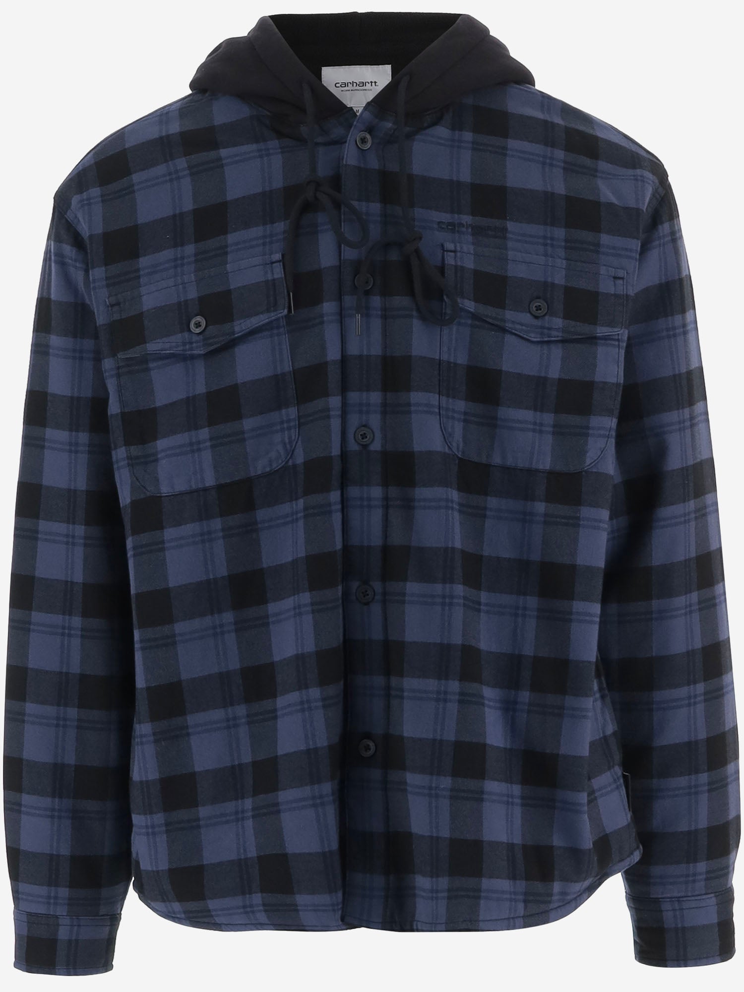 CAMICIA COBRIN IN COTONE A QUADRI CON CAPPUCCIO I037129 3UPXX CARHARTT WIP 