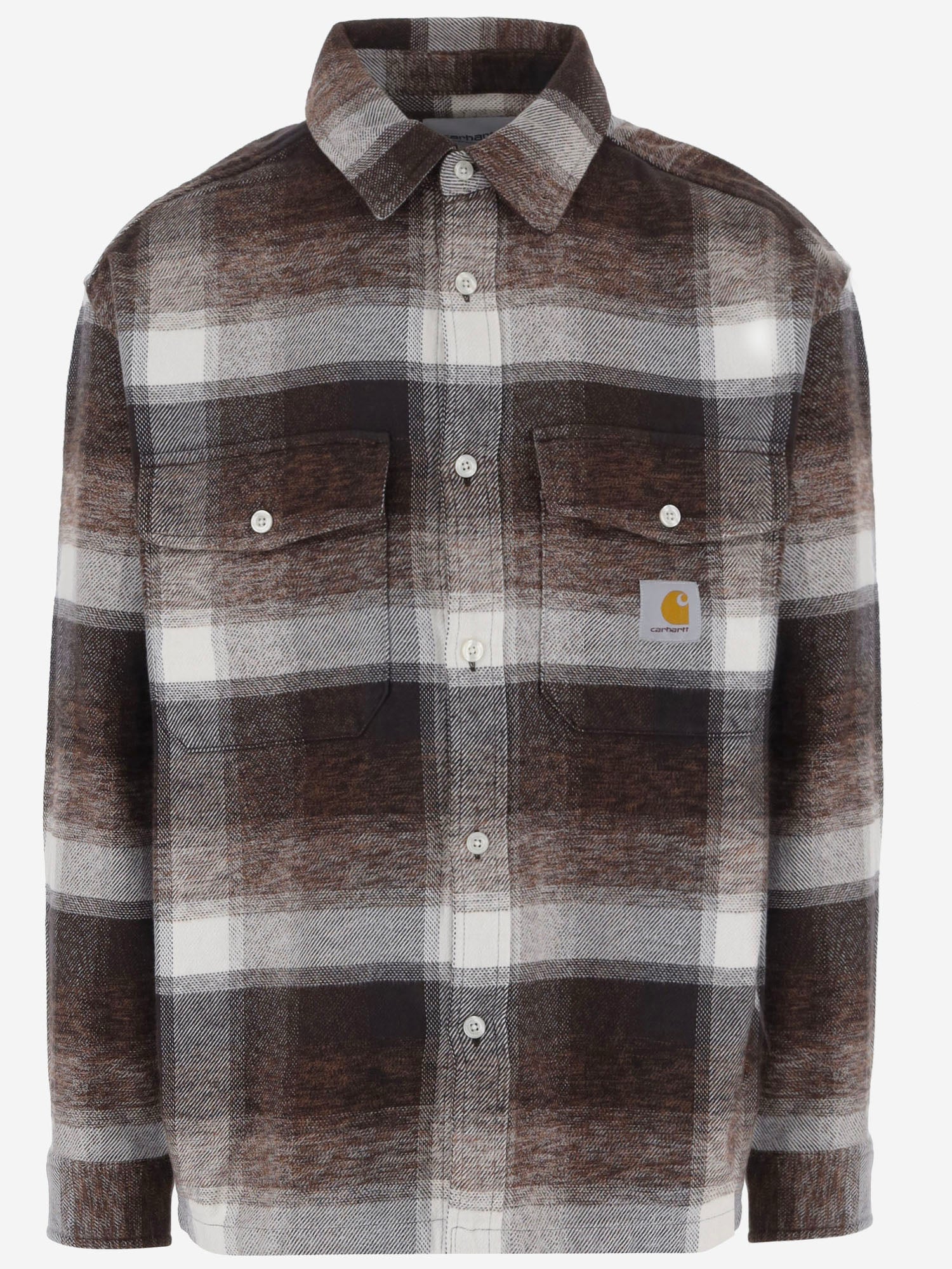 CAMICIA IN COTONE CON MOTIVO CHECK I037139 3ZIXX CARHARTT WIP 