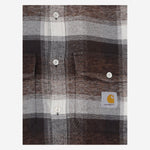 CAMICIA IN COTONE CON MOTIVO CHECK I037139 3ZIXX CARHARTT WIP 