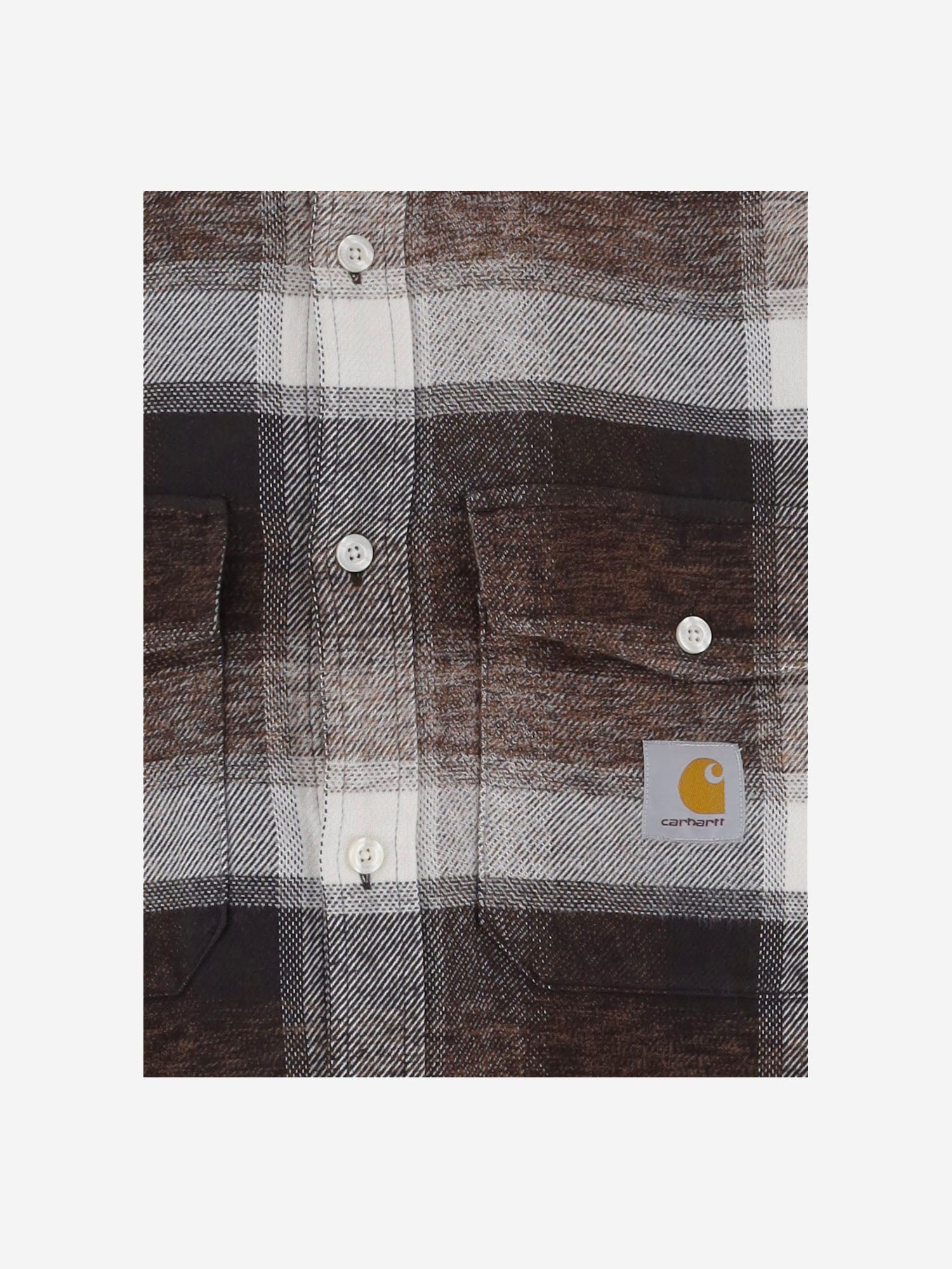 CAMICIA IN COTONE CON MOTIVO CHECK I037139 3ZIXX CARHARTT WIP 