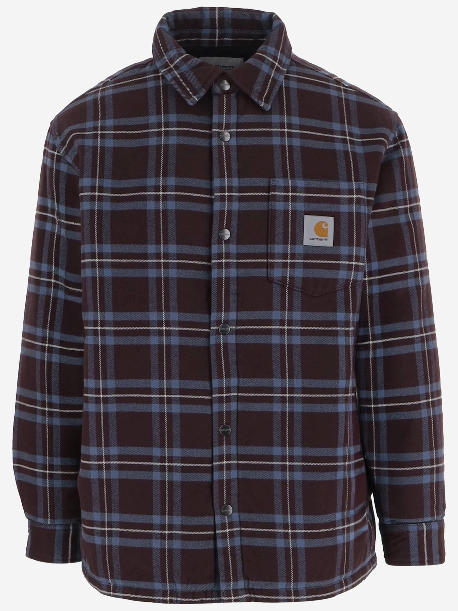 CAMICIA IN COTONE CON MOTIVO A QUADRI I037142 3UDXX CARHARTT WIP 