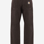 PANTALONI IN VELLUTO DI COTONE A COSTE I037292 4702 CARHARTT WIP 