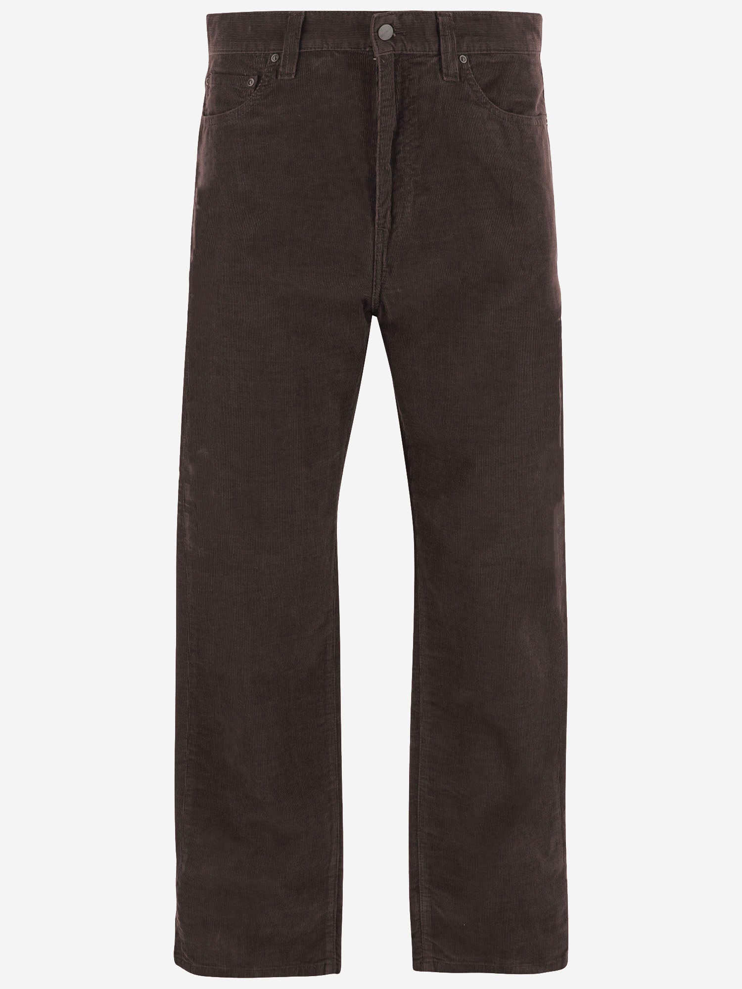 PANTALONI IN VELLUTO DI COTONE A COSTE I037292 4702 CARHARTT WIP 
