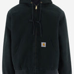 GIUBBOTTO IN COTONE CON CAPPUCCIO E ZIP I037584 3T64O CARHARTT WIP 