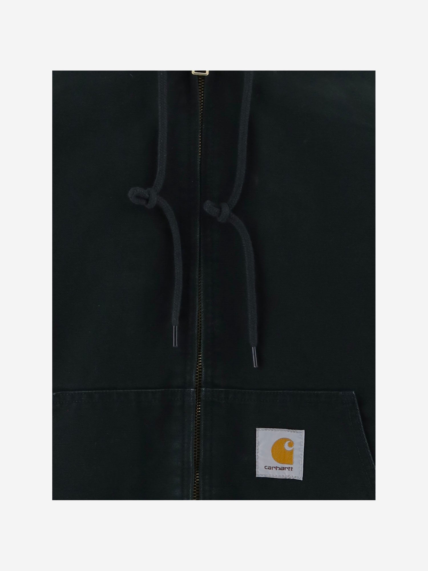GIUBBOTTO IN COTONE CON CAPPUCCIO E ZIP I037584 3T64O CARHARTT WIP 