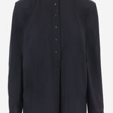 MAGLIA IN LANA CON MEZZA ABOTTONATURA 6262K21070 MIDNIGHT CARVEN 