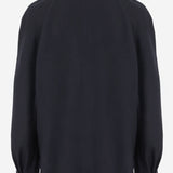MAGLIA IN LANA CON MEZZA ABOTTONATURA 6262K21070 MIDNIGHT CARVEN 