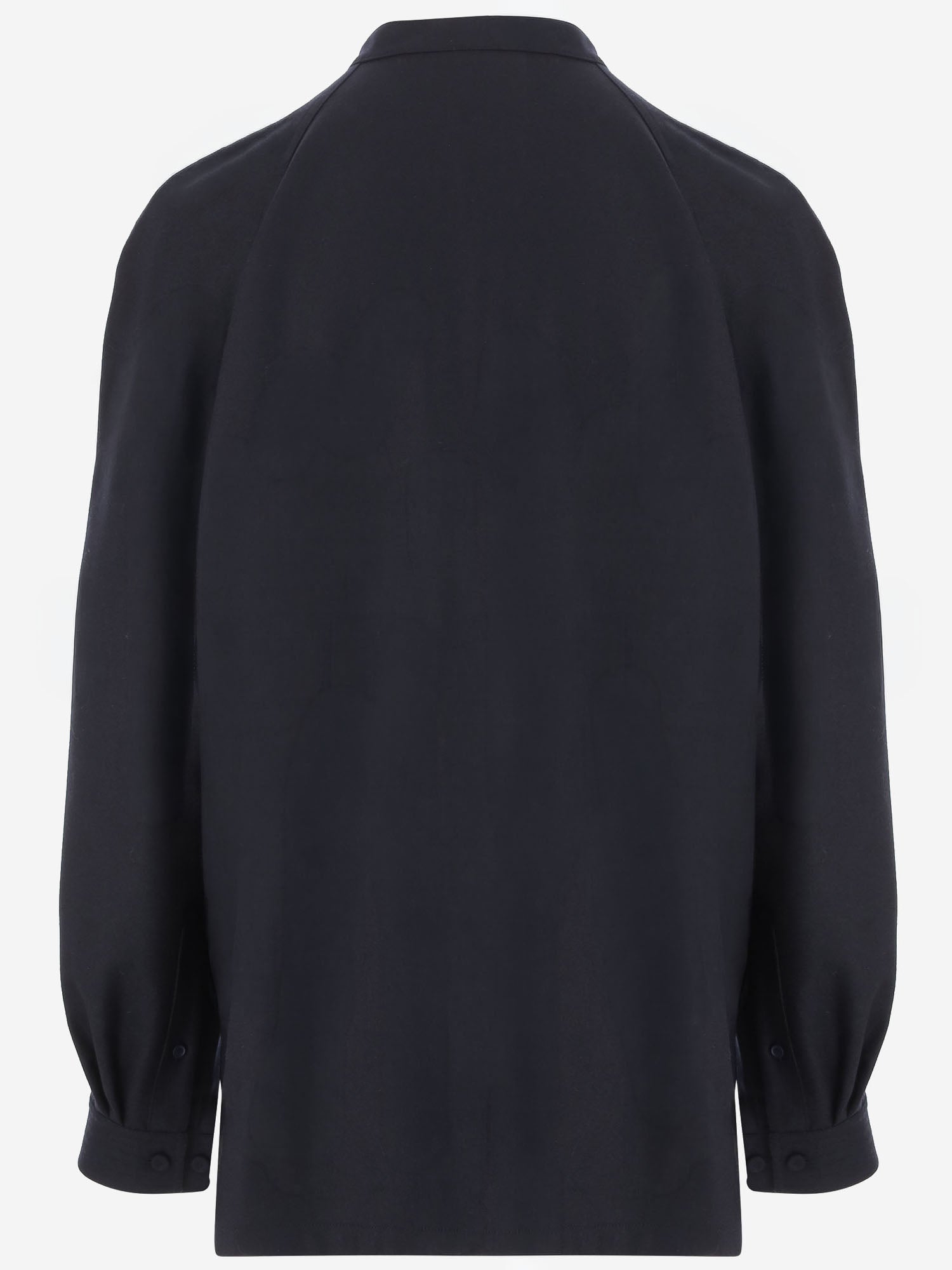 MAGLIA IN LANA CON MEZZA ABOTTONATURA 6262K21070 MIDNIGHT CARVEN 