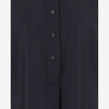 MAGLIA IN LANA CON MEZZA ABOTTONATURA 6262K21070 MIDNIGHT CARVEN 