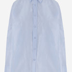 CAMICIA OVERSIZE IN SETA 6262K21071 DUCKEGGBLUE CARVEN 