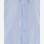 CAMICIA OVERSIZE IN SETA 6262K21071 DUCKEGGBLUE CARVEN 