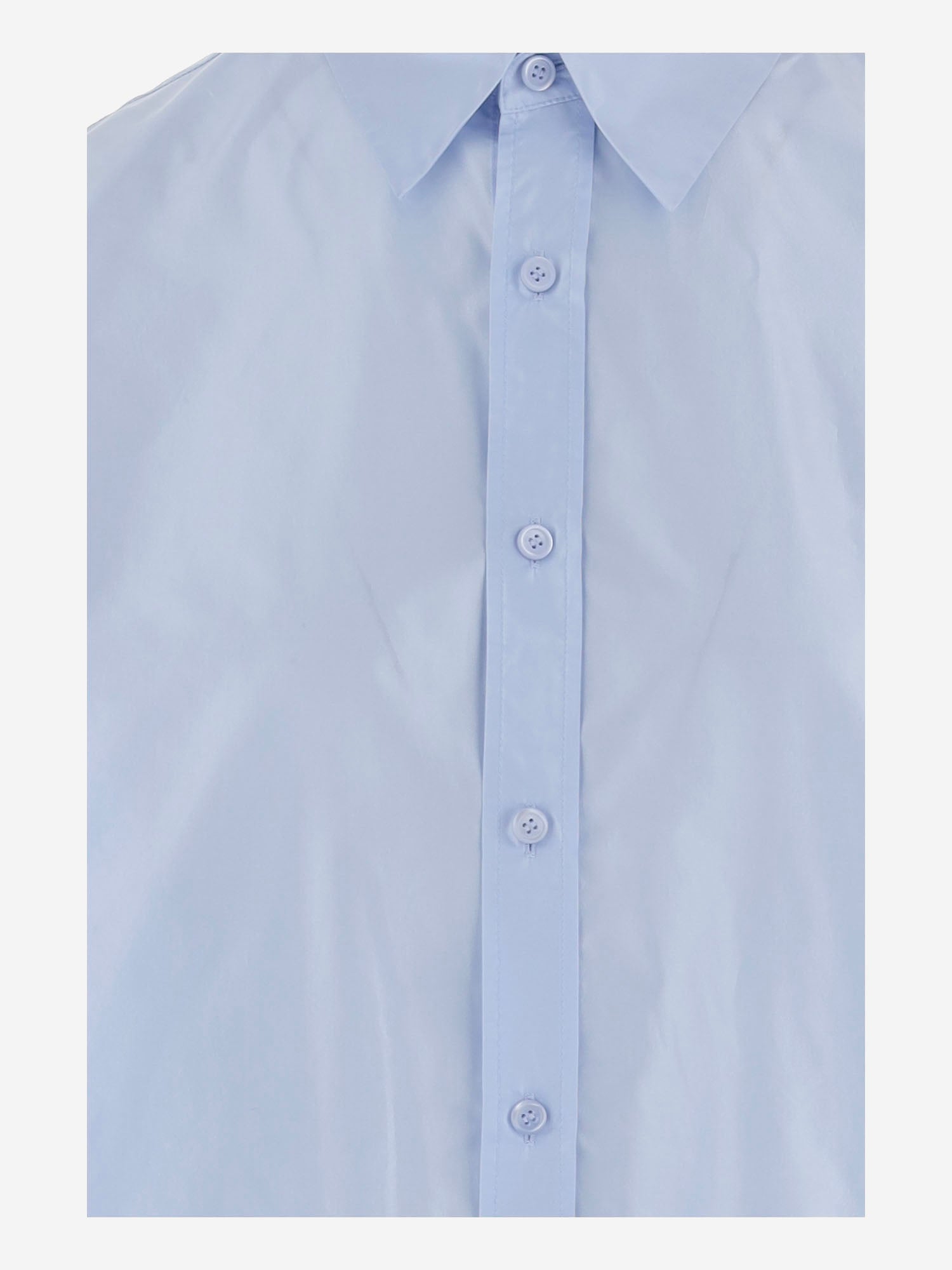 CAMICIA OVERSIZE IN SETA 6262K21071 DUCKEGGBLUE CARVEN 