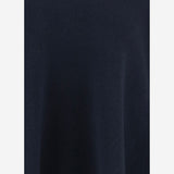 MAGLIA IN CASHMERE CON FONDO ASIMMETRICO 6262K21174 MIDNIGHTBLACK CARVEN 