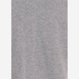 MAGLIA IN CASHMERE CON SCOLLO A V 6262K21178 GRAPHITE CARVEN 