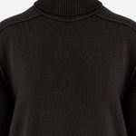 MAGLIA IN CASHMERE CON COLLO ALTO 6262K21179 CHOCOLATE CARVEN 