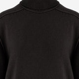 MAGLIA IN CASHMERE CON COLLO ALTO 6262K21179 CHOCOLATE CARVEN 
