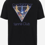 T-SHIRT IN COTONE CON STAMPA MAW26JTS001 07 CASABLANCA 