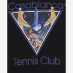 T-SHIRT IN COTONE CON STAMPA MAW26JTS001 07 CASABLANCA 