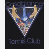 T-SHIRT IN COTONE CON STAMPA MAW26JTS001 07 CASABLANCA 