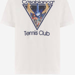 T-SHIRT IN COTONE CON STAMPA<BR/><BR/> MAW26JTS001 08 CASABLANCA 