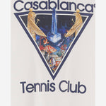 T-SHIRT IN COTONE CON STAMPA<BR/><BR/> MAW26JTS001 08 CASABLANCA 