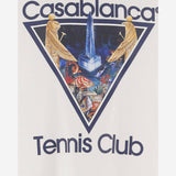 T-SHIRT IN COTONE CON STAMPA<BR/><BR/> MAW26JTS001 08 CASABLANCA 