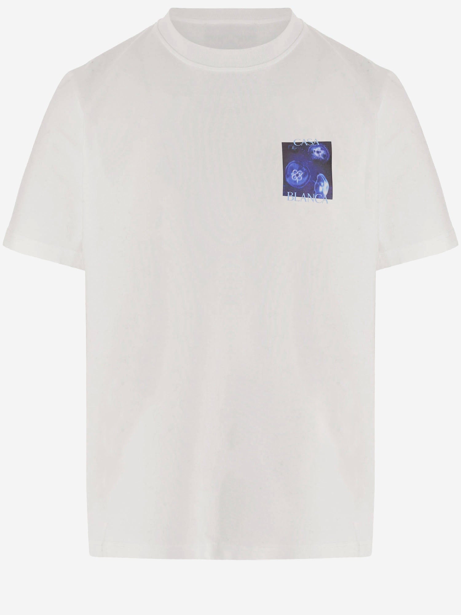 T-SHIRT IN COTONE CON STAMPA MAW26JTS001 10 CASABLANCA 