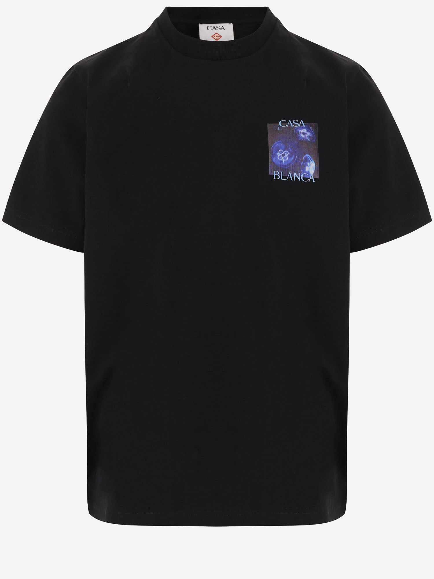 T-SHIRT IN COTONE CON STAMPA MAW26JTS001 11 CASABLANCA 