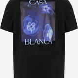 T-SHIRT IN COTONE CON STAMPA MAW26JTS001 11 CASABLANCA 