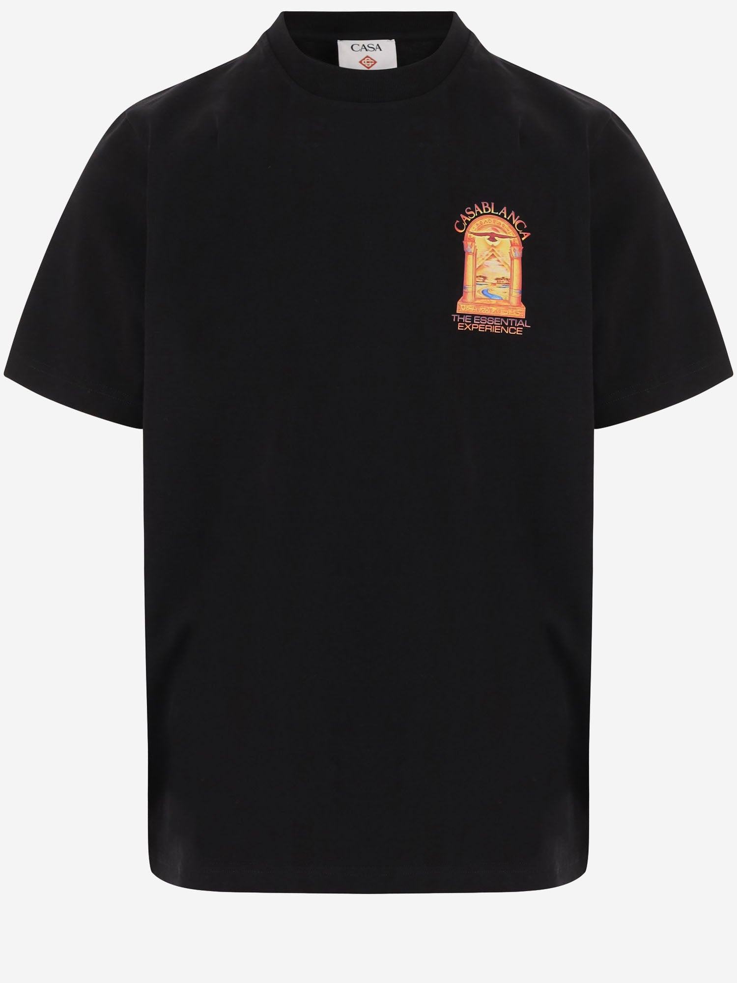 T-SHIRT IN COTONE CON STAMPA MAW26JTS001 13 CASABLANCA 