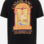 T-SHIRT IN COTONE CON STAMPA MAW26JTS001 13 CASABLANCA 