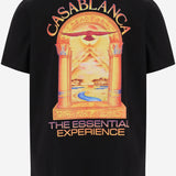 T-SHIRT IN COTONE CON STAMPA MAW26JTS001 13 CASABLANCA 
