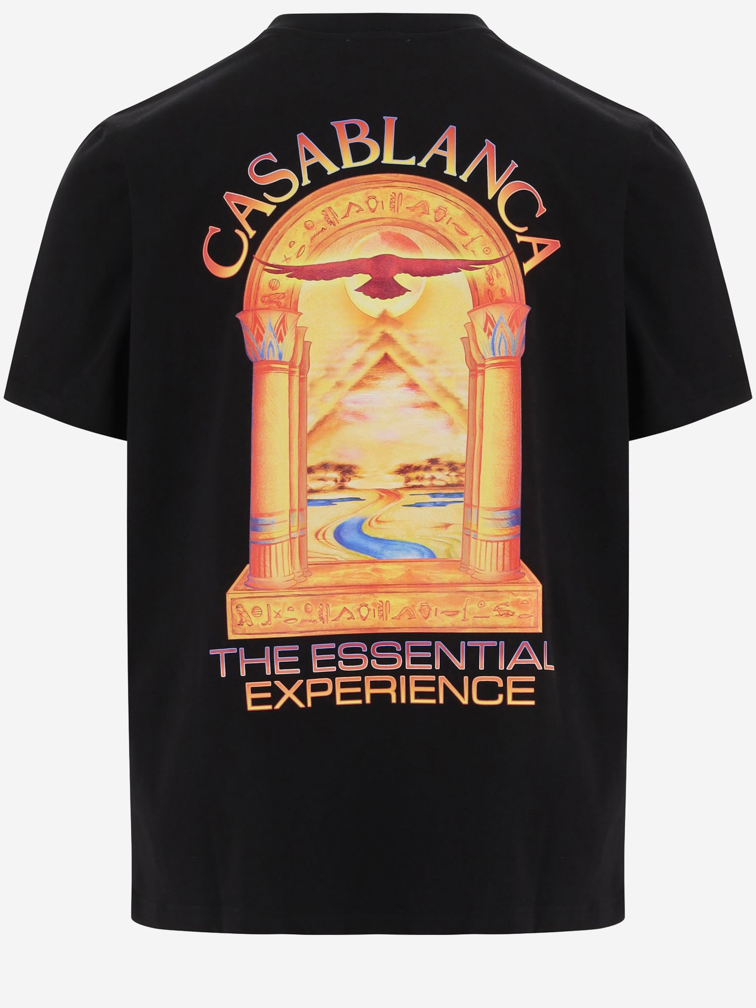 T-SHIRT IN COTONE CON STAMPA MAW26JTS001 13 CASABLANCA 