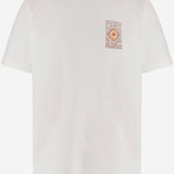 T-SHIRT IN COTONE CON STAMPA MAW26JTS001 14 CASABLANCA 
