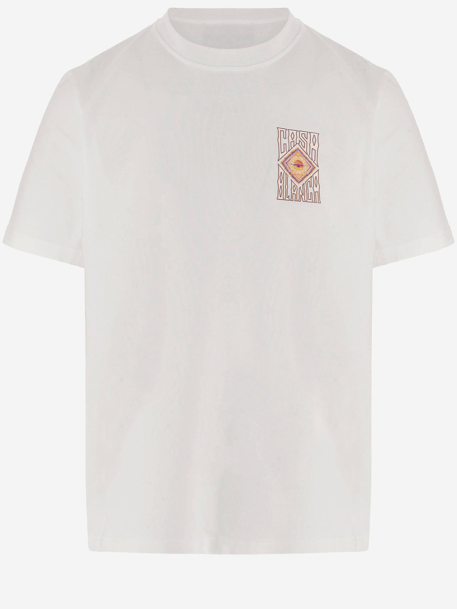 T-SHIRT IN COTONE CON STAMPA MAW26JTS001 14 CASABLANCA 
