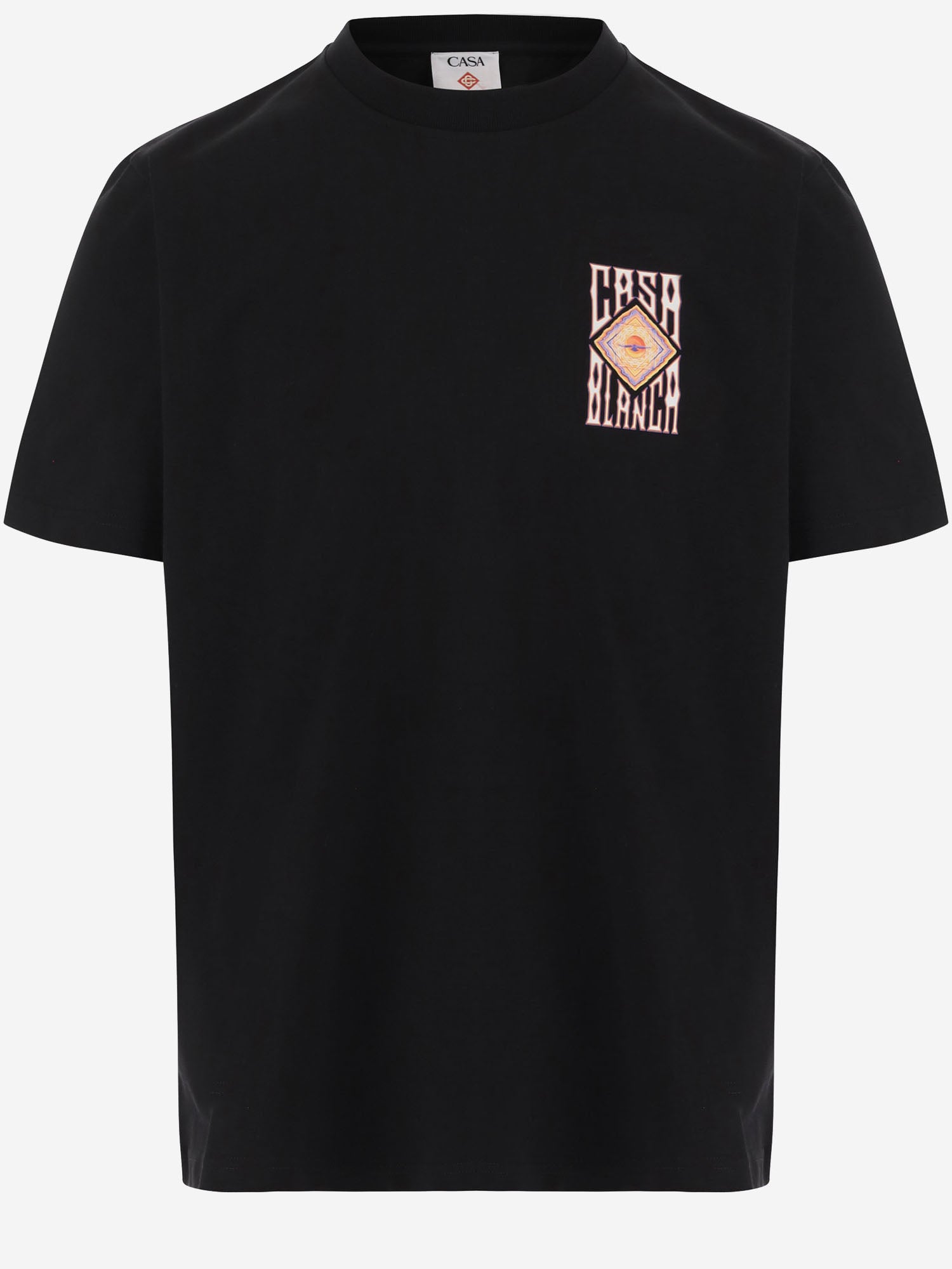 T-SHIRT IN COTONE CON STAMPA MAW26JTS001 15 CASABLANCA 
