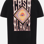 T-SHIRT IN COTONE CON STAMPA MAW26JTS001 15 CASABLANCA 