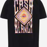T-SHIRT IN COTONE CON STAMPA MAW26JTS001 15 CASABLANCA 