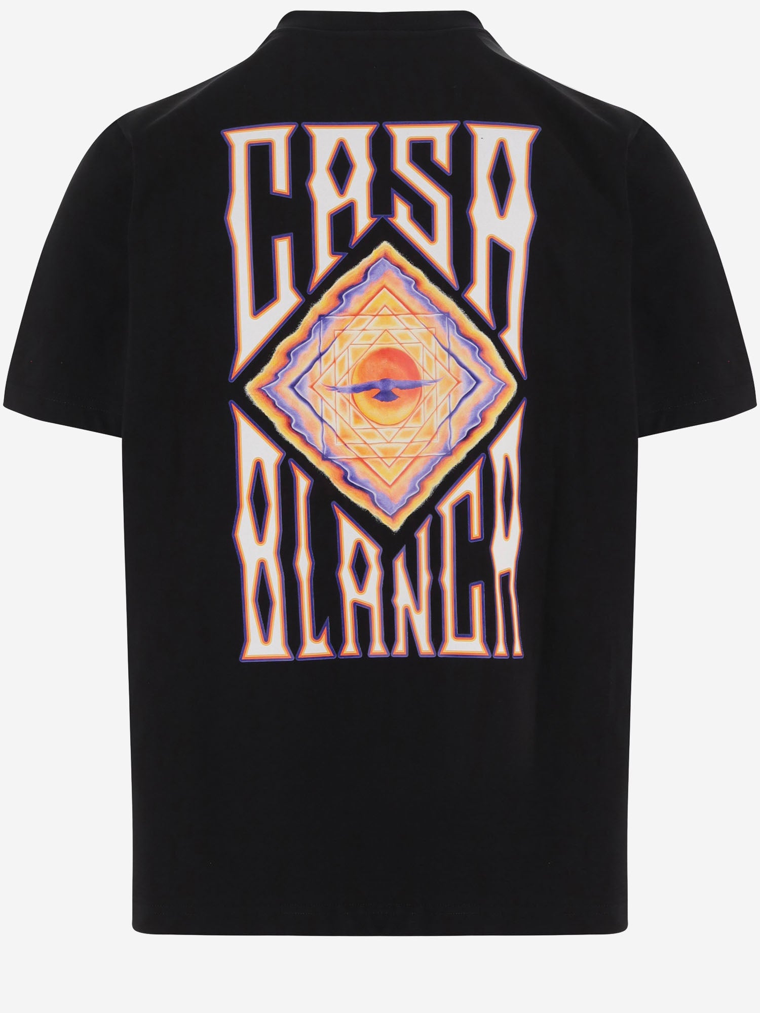 T-SHIRT IN COTONE CON STAMPA MAW26JTS001 15 CASABLANCA 