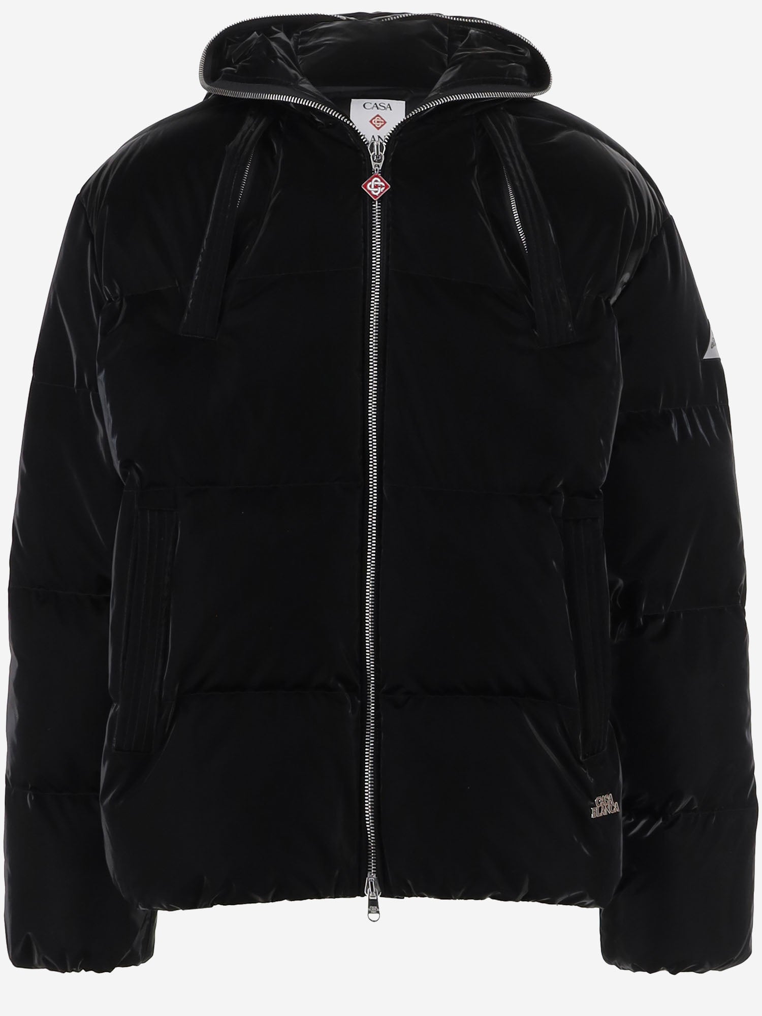 Piumino imbottito in nylon laccato MAW26OT256 01 CASABLANCA 