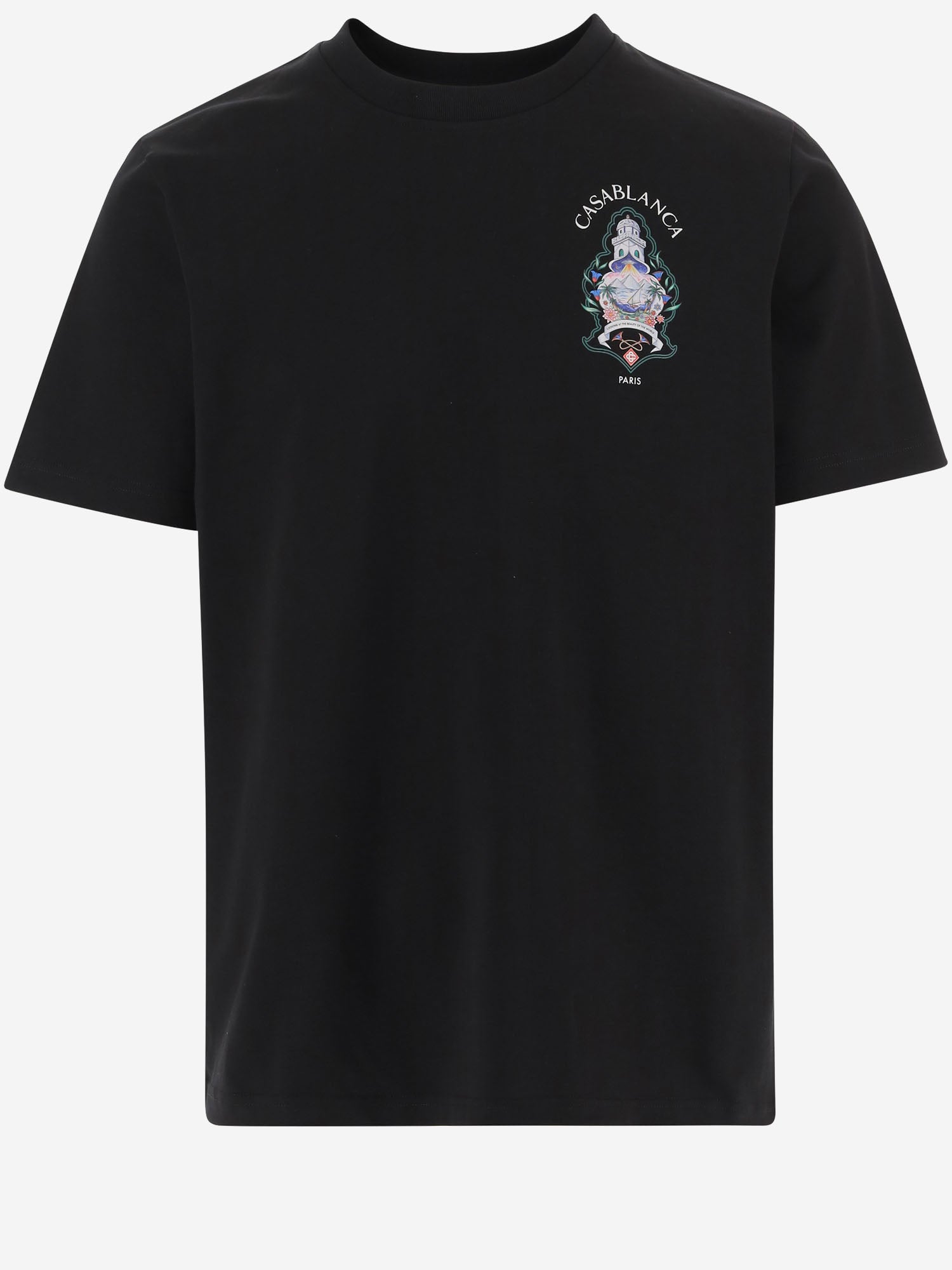 T-SHIRT IN COTONE CON LOGO MPF26JTS001 02 CASABLANCA 