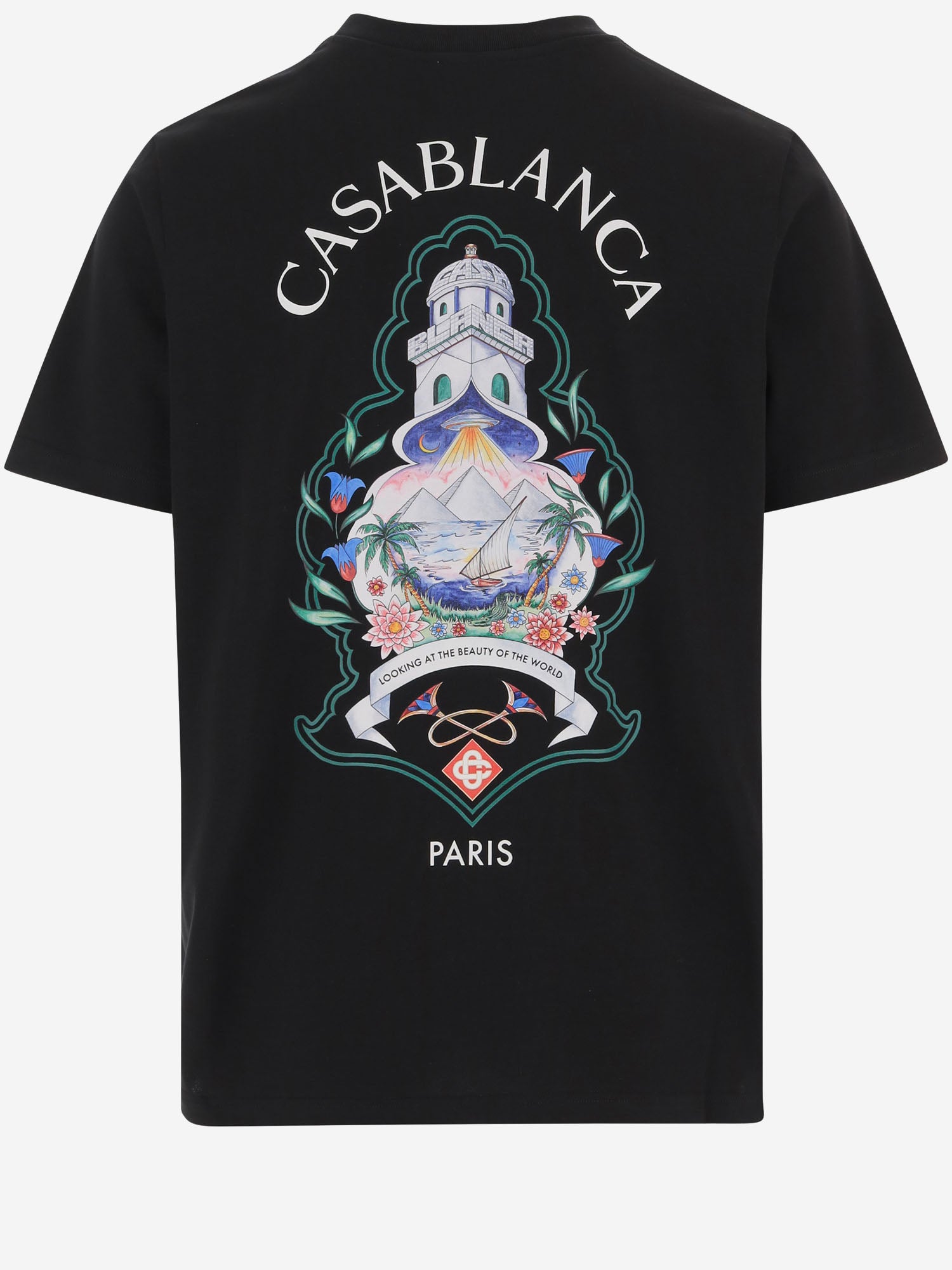 T-SHIRT IN COTONE CON LOGO MPF26JTS001 02 CASABLANCA 