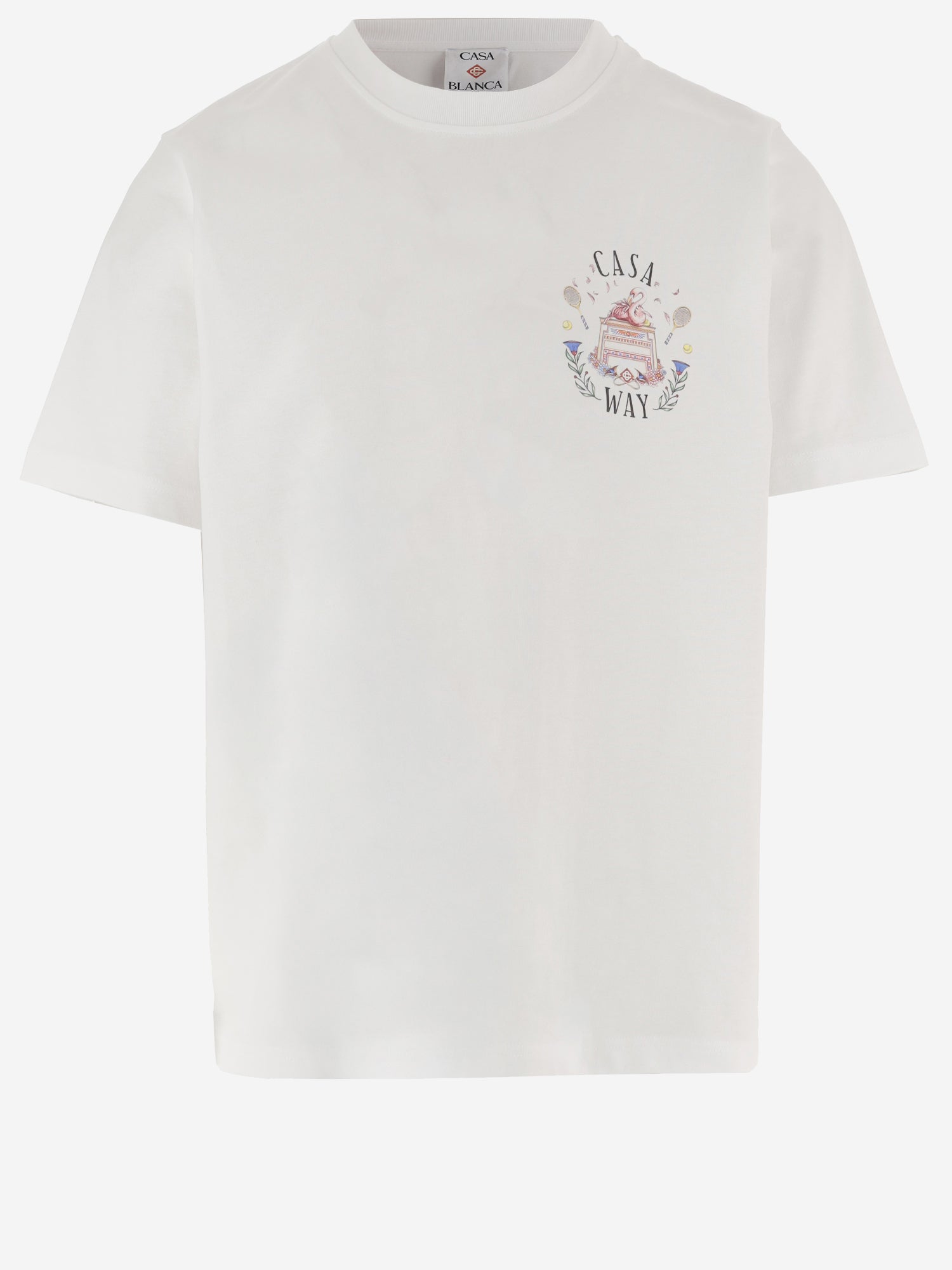 T-SHIRT IN COTONE CON STAMPA LOGO MPF26JTS001 05 CASABLANCA 