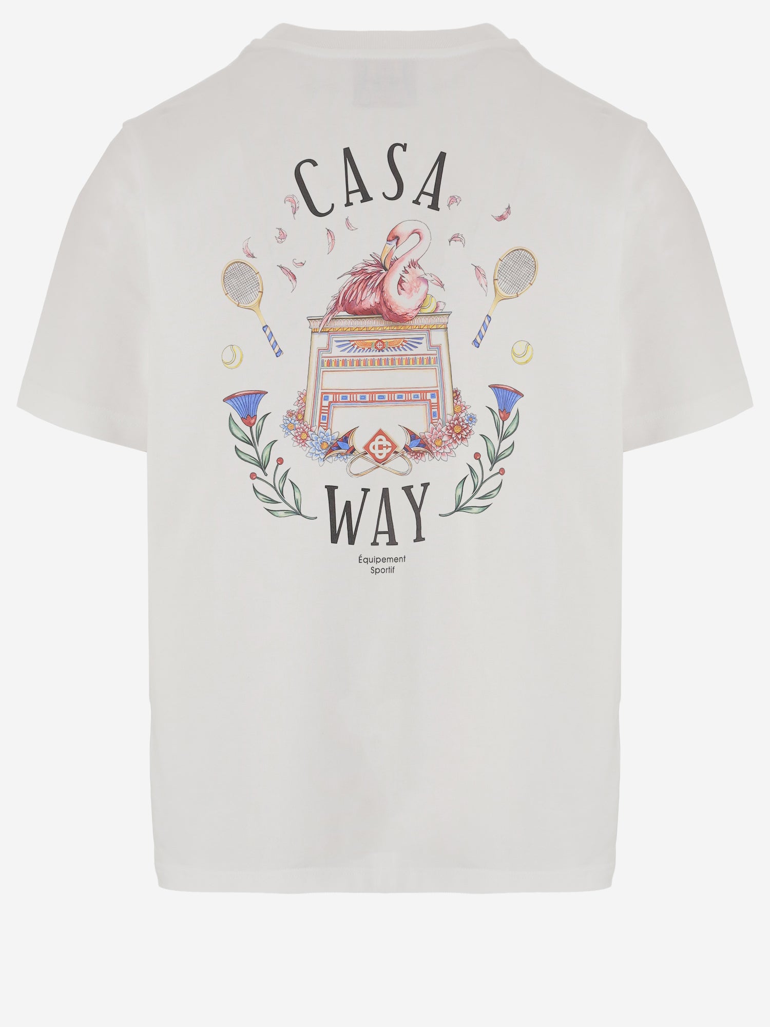 T-SHIRT IN COTONE CON STAMPA LOGO MPF26JTS001 05 CASABLANCA 